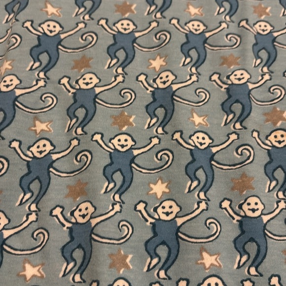 Roller Rabbit pajama top only size 14 (kids) Monkeys & Stars Hanukkah - Picture 2 of 5